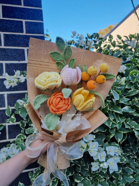 Yellow/Orange Style bouquet (No.5)