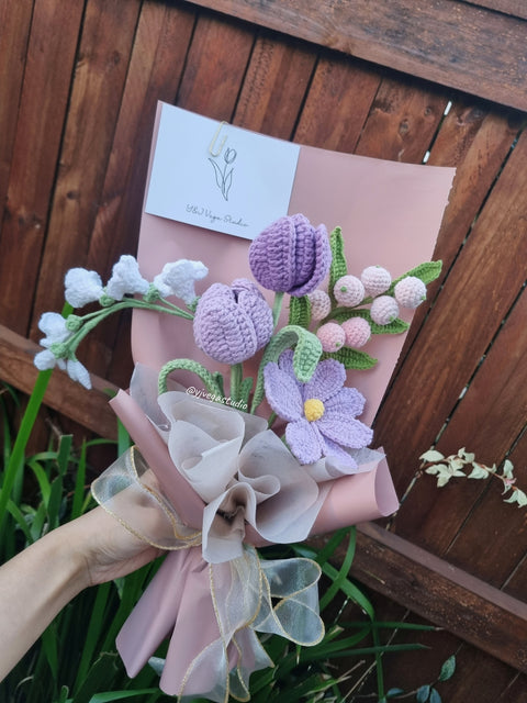 Purple style bouquet (1)