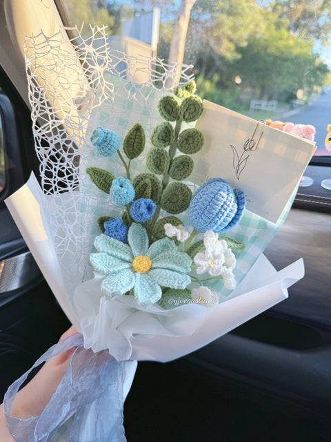 Blue style bouquet (no.1)