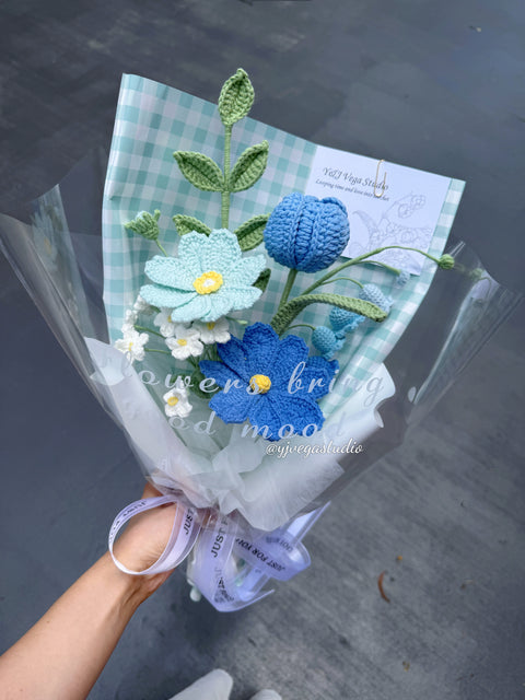 Blue style bouquet (no.2)