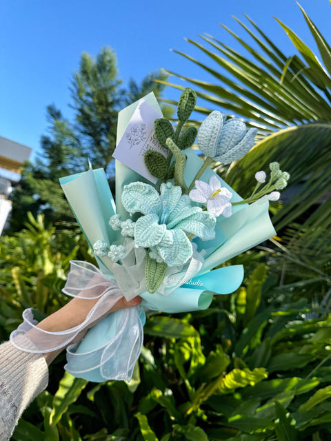 Blue style bouquet (no.3)