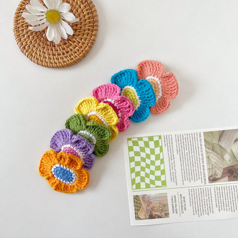 Crochet hair clip-Flower