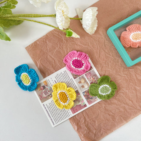 Crochet hair clip-Flower